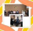 دیدار جناب آقای فیضی شهردار محترم ناحیه 4 منطقه 6 با سرکار خانم بهرامیان مدیر دبیرستان به مناسبت هفته بزرگداشت مقام معلم 