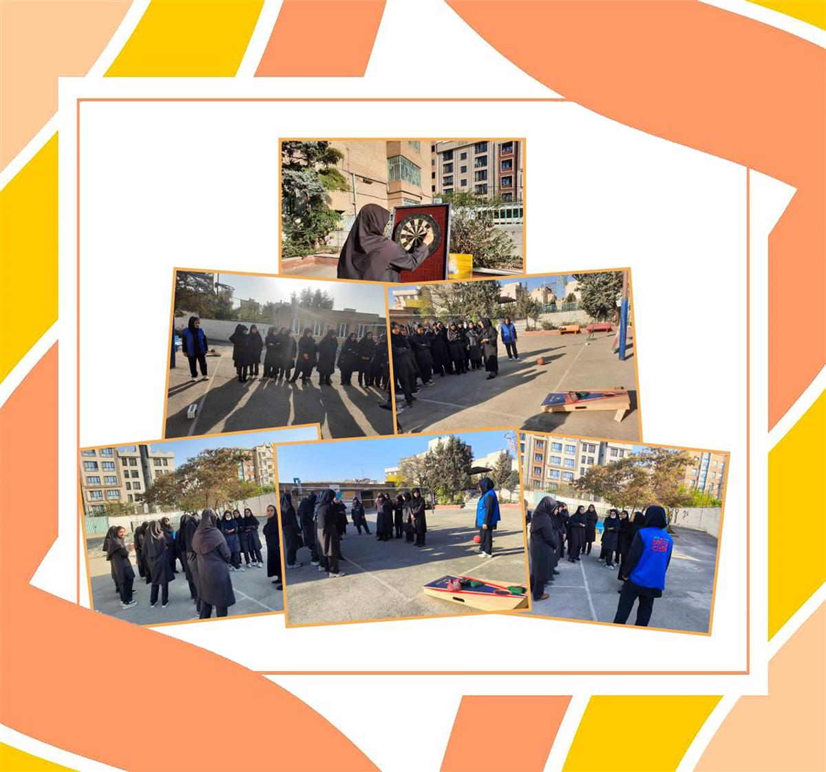 برگزاری مسابقه ورزشی درون مدرسه ای با همکاری شهرداری ناحیه۴منطقه ۶